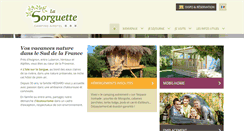 Desktop Screenshot of camping-sorguette.com